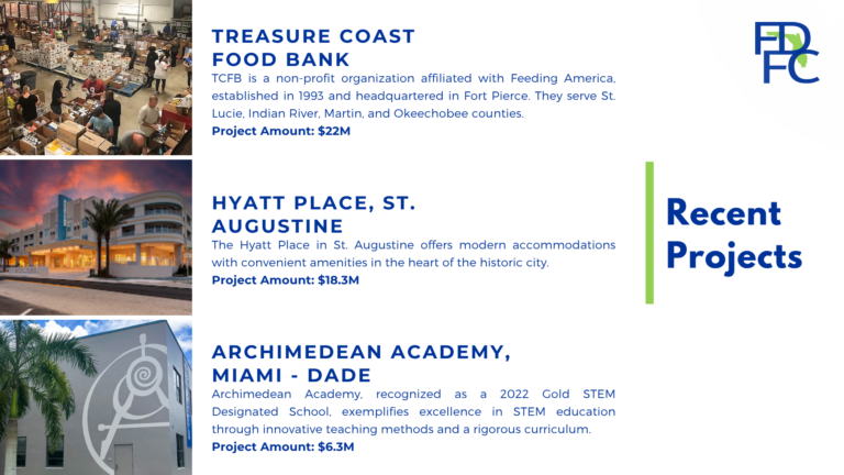 FDFC Presentation recent projects