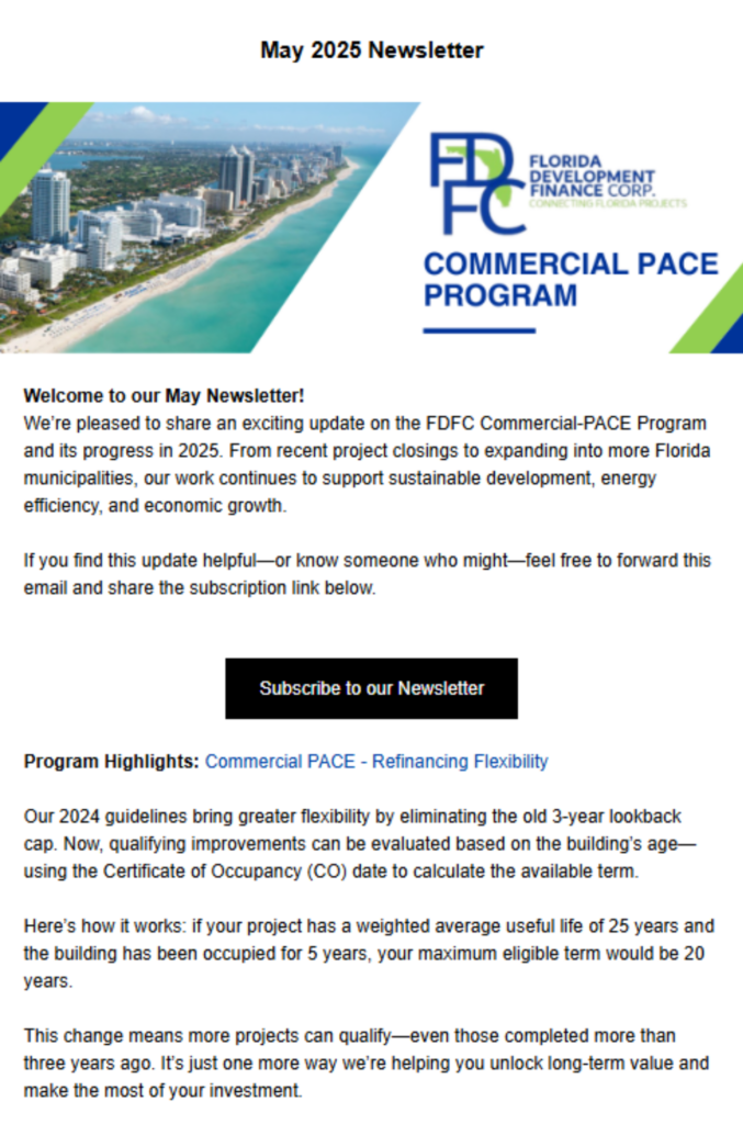 FDFC May Newsletter page 1