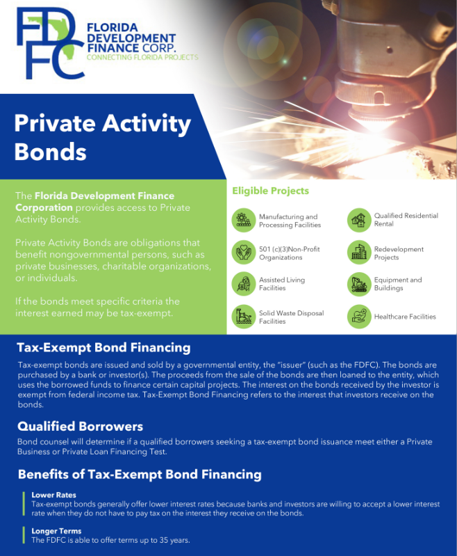 FDFC Private Activity Bond page 1