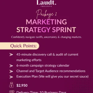 Marketing Strategy Sprint Package